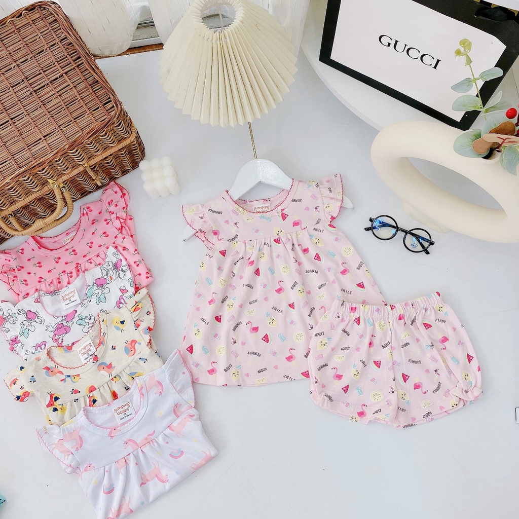 XẢ HÀNG HÈ ✓8-18kg✓ Bộ hè bé gái xuất nhật 3-7y mẫu mới 2023 BẢNG MÀU 1