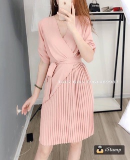 Đầm xoè dập ly sang chảnh