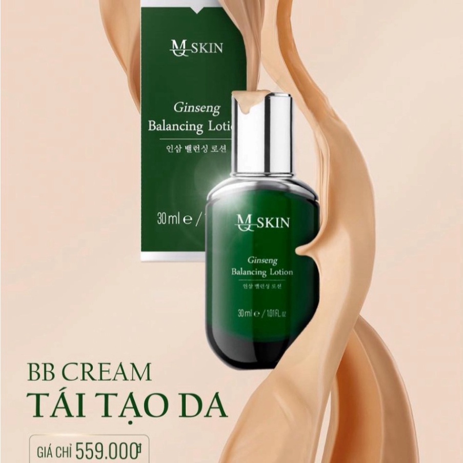 Kem BB Cream ❤️𝑭𝒓𝒆𝒆𝒔𝒉𝒊𝒑❤️ Tái Tạo Da MQ SKin Dưỡng Chất Nhân Sâm Thay Da Chống Nắng Xóa Thâm Mờ Sẹo 30ml