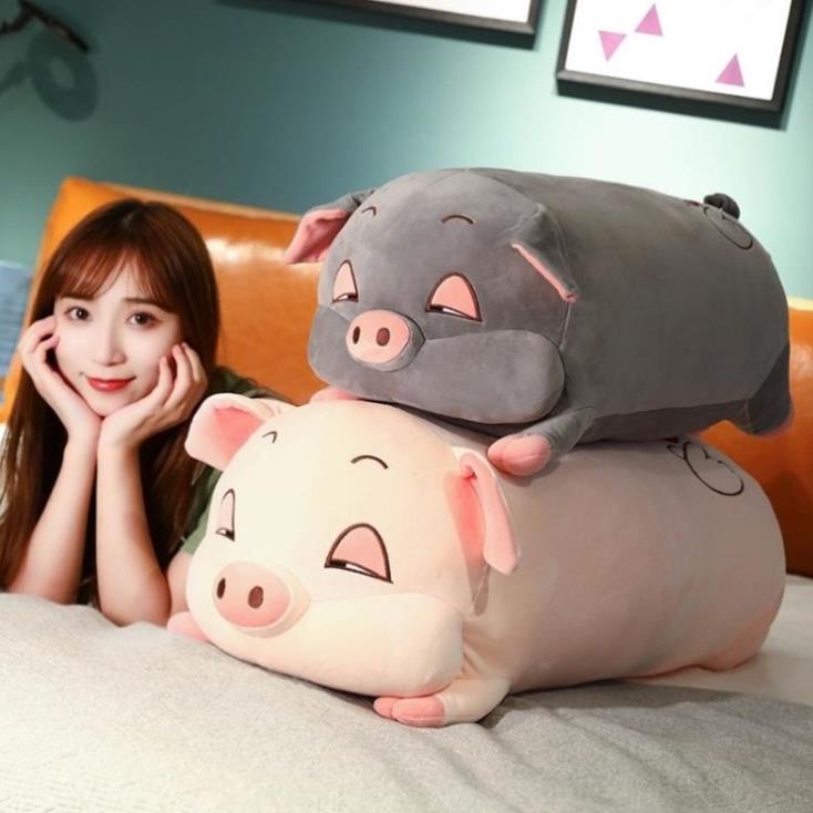 Gấu nhồi bông cao cấp heo phê cần với gương mặt phê ngủ buồn ngủ thú nhồi bông giá rẻ cao cấp bảo hành 6 tháng
