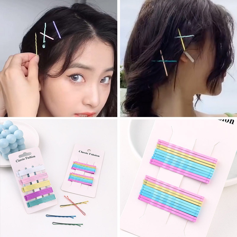 Set 10 Kẹp Tóc Phong Cách Hàn Quốc Thời Trang Cho Nữ