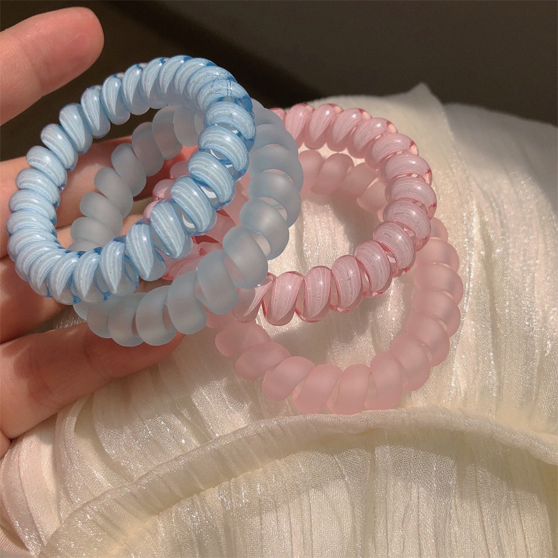 Dây Cột Tóc Cao Su Co Giãn Màu Sắc Thời Trang Mùa Hè Xinh Xắn