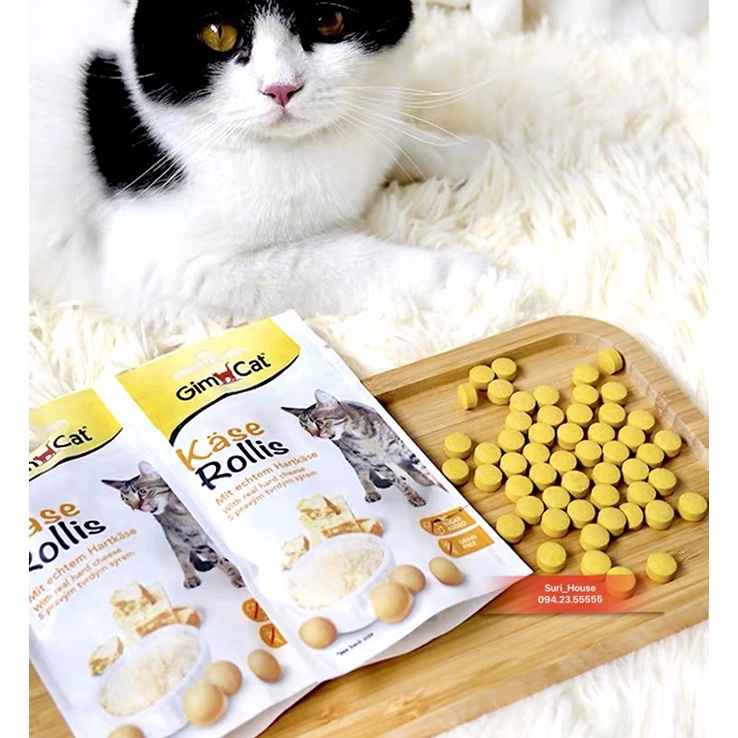 Viên Phomai Gimcat Viên dinh dưỡng cho mèo tăng cân giảm stress hỗ trợ tiêu hóa VG01 (425g)