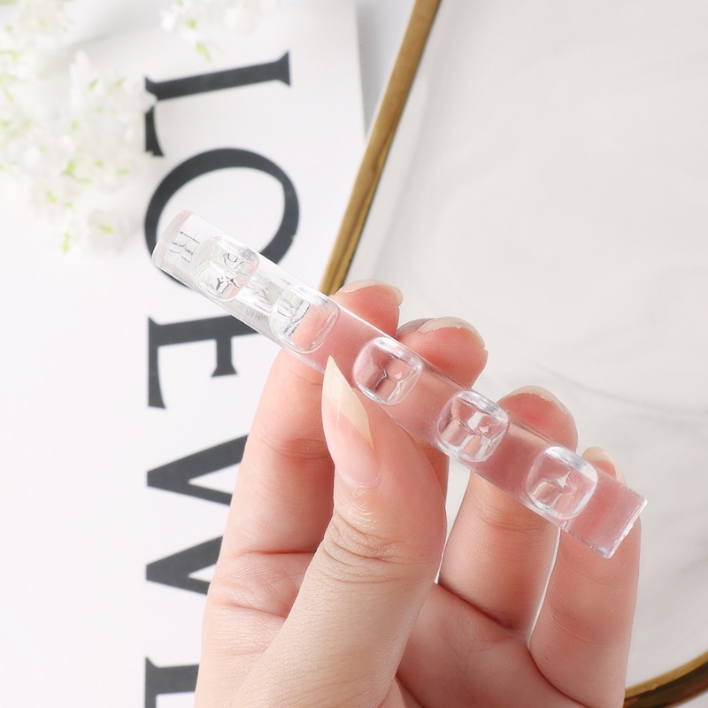 [Hàng mới về] Dụng cụ đựng bút vẽ móng 5 ngăn lưới bằng acrylic tiện dụng
