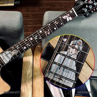 Miếng Dán PVC Trang Trí Phím Đàn Guitar Điện