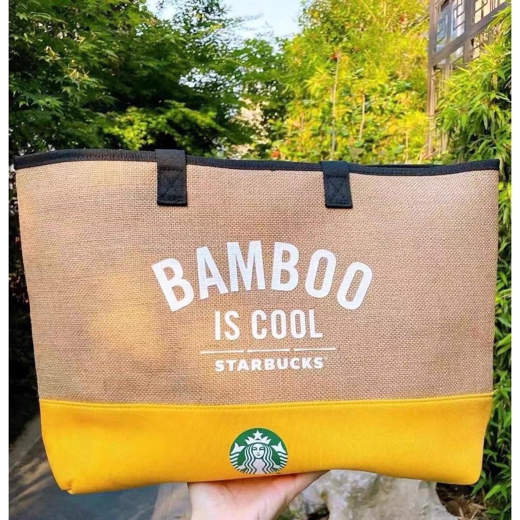 TÚI CÓI BAMBOO IS COOL STARBUCK KT 33x21x14cm