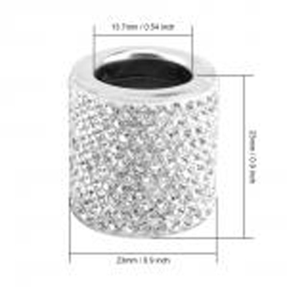 1 Vòng Cổ Đính Đá Màu Sắc Trắng Sáng Tạo Trang Trí Ghế Ngồi Xe Hơi