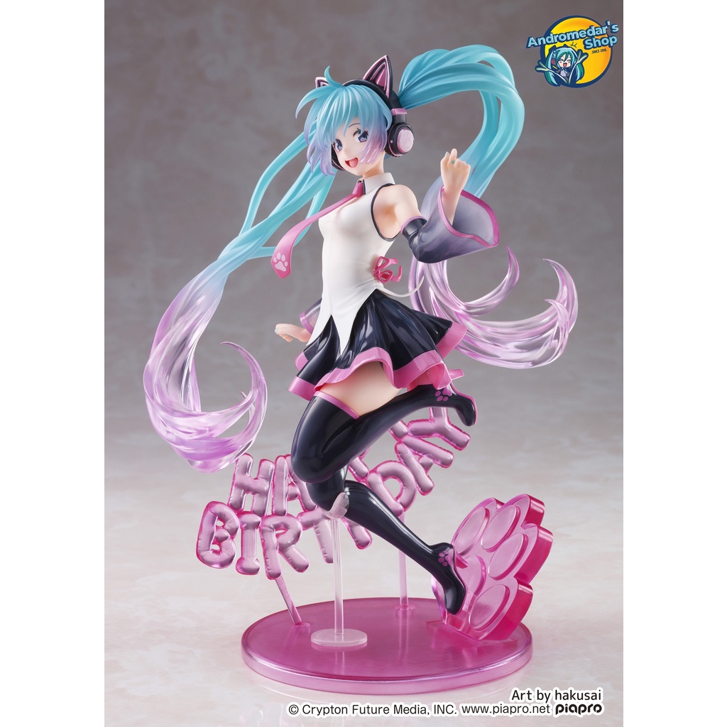 Mô hình nhân vật Vocaloid Hatsune Miku Artist MasterPiece Birthday 2021 Happy Cat