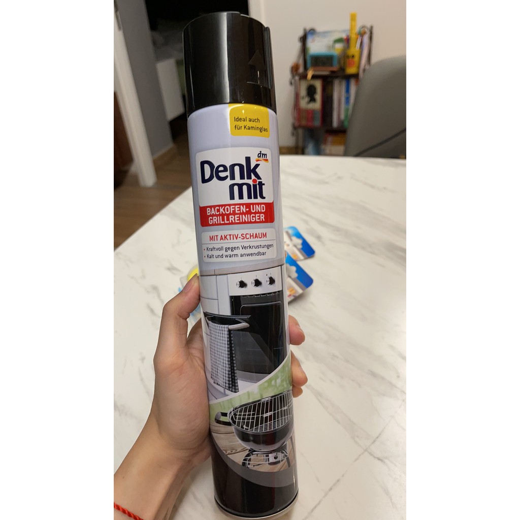 Xịt vệ sinh lò nướng, nồi chiên, lò vi sóng Denkmit siêu sạch- Denkmit Oven and Grill Cleaner