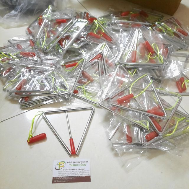 Chuông tam giác 15cm, kẻng tam giác, triangle 6inch/15cm - Thiết bị Đoàn Đội