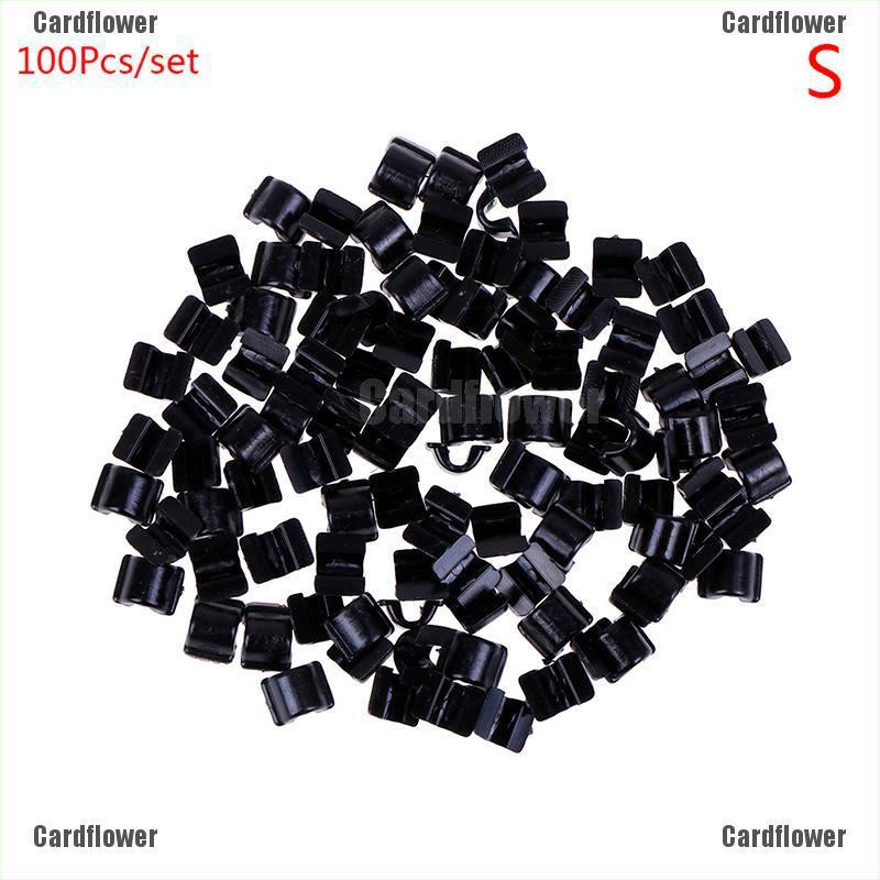 Bộ 100 Dây Buộc Tóc Co Giãn Hình Chữ U