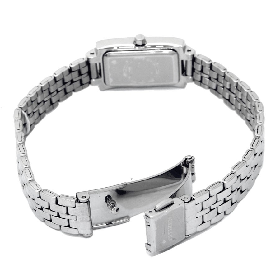 Đồng Hồ Nữ Citizen Đính Đá Swarovski Dây Thép Không Gỉ EZ6350-53E - Mặt Đen