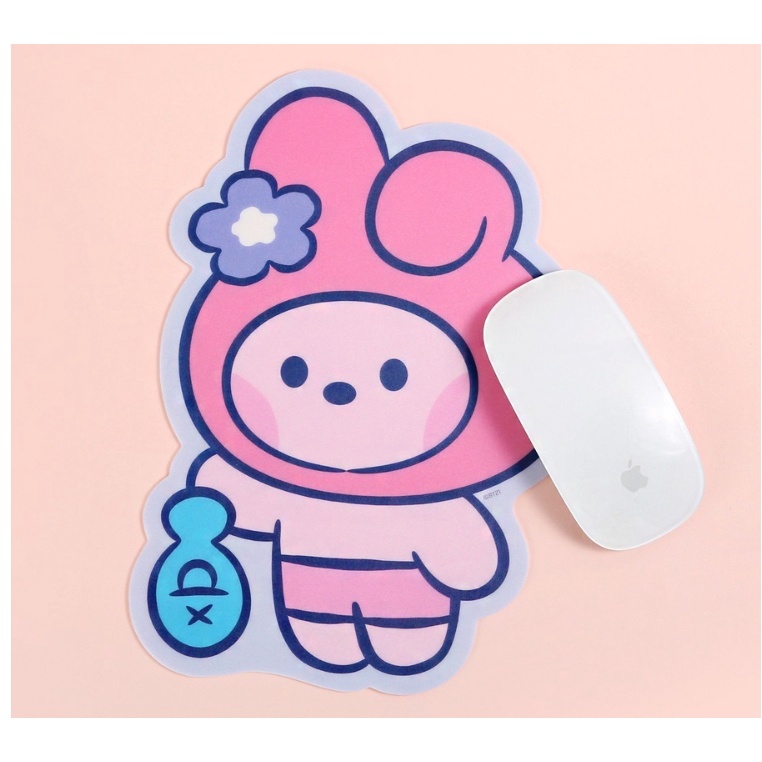Miếng lót chuột máy tính in hình BTS BT21 thú vị