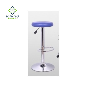 QB-315 Ghế Quầy Bar Nệm Tròn Giá Rẻ, Live Stream, Trang Điểm, Cao 60-80cm, Nhiều Màu