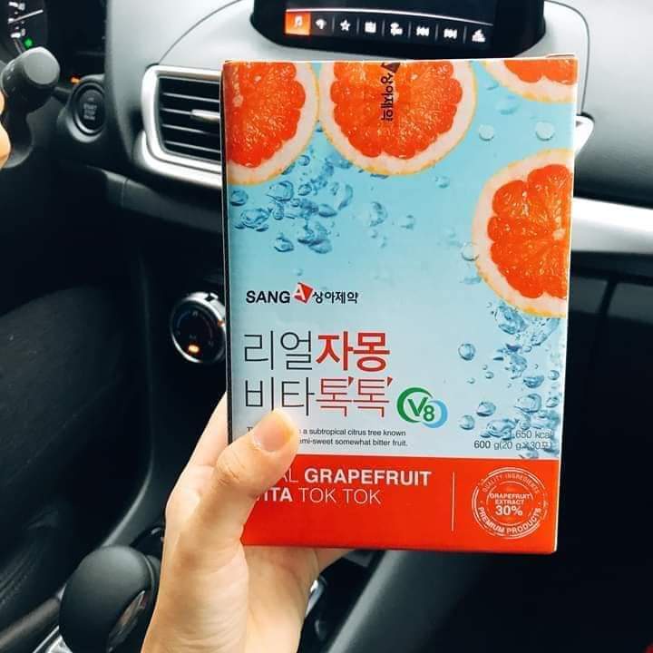 Trà Bưởi Đỏ Giảm Cân Sanga  Hàn Quốc 30 gói hỗ trợ giảm cân, đẹp da