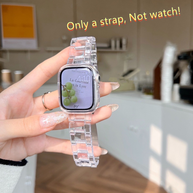 Dây Đeo Bằng Nhựa Chuyên Dụng Cho Đồng Hồ Apple Watch Series 7 6 5 4 3 2 1 42mm 44mm 40mm 41mm