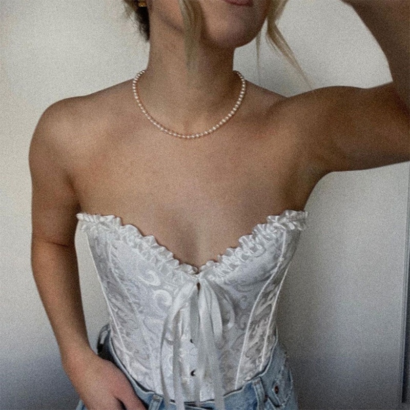 Áo Corset Ren Hoa Định Hình Dáng Cho Nữ