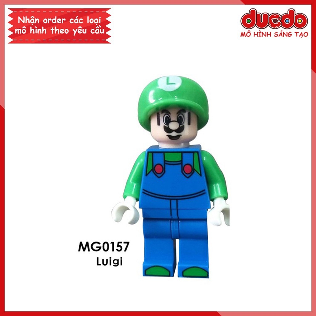 Minifigures nhân vật Mario siêu đẹp - Đồ chơi Lắp ghép Xếp hình Mô hình Mini Iron Man MG0156 MG0157