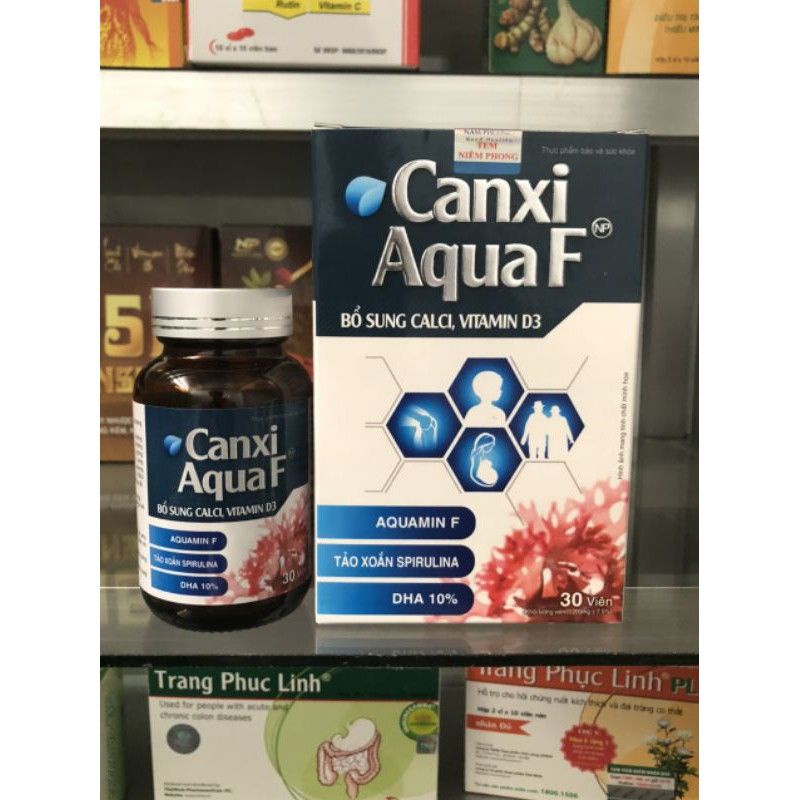 Canxi AquaF cho trẻ em còi xương hoặc đang trong độ tuổi phát triển chiều cao, phụ nữ có thai