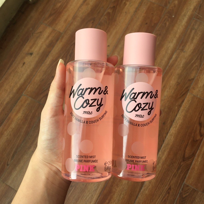 ֍ 𝗠ẫ𝘂 𝗰𝗵𝗶ế𝘁   Xịt Thơm Body Victoria Secret Warm Cozy 250ml ֍ | BigBuy360 - bigbuy360.vn