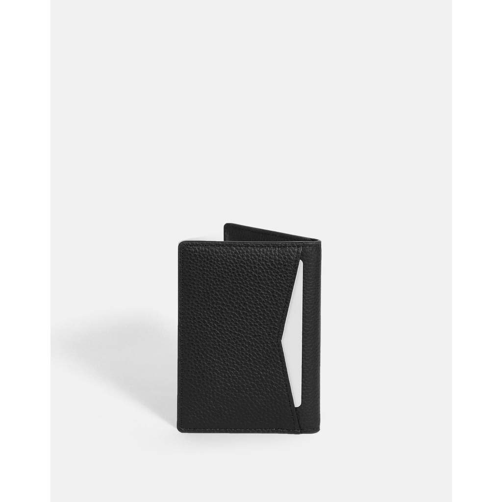 Ví Da Nam Đựng Thẻ Dáng Dứng Leonardo - Card Owen Wallet - Da Crossgrain Cao Cấp Bền Bỉ