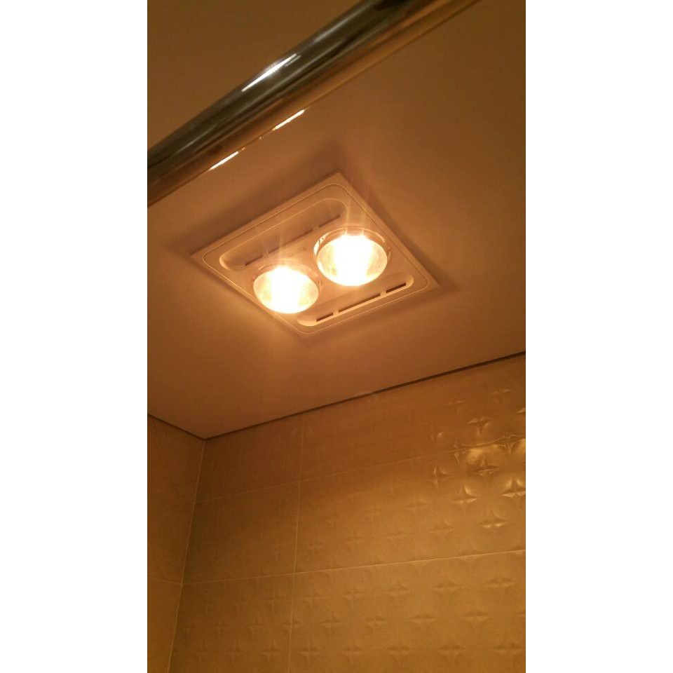 Bảo hành 3 năm - Đèn sưởi nhà tắm 2 bóng âm trần Kottmann K9R và K9S
