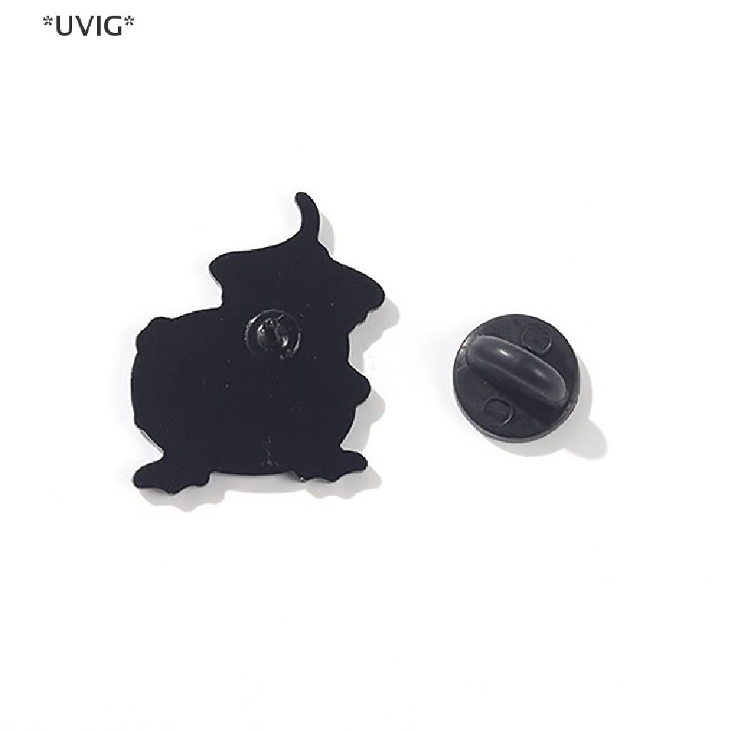 [UVIG] Trâm Cài Áo Tráng Men Hình Động Vật / Gà / Ngỗng Trượt Ván Đáng Yêu [Hot