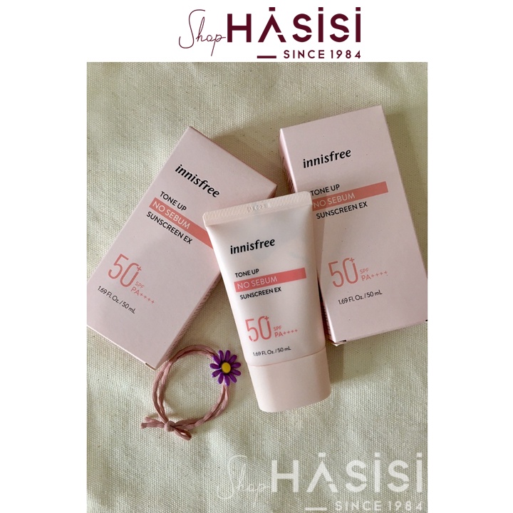 Kem Chống Nắng Nâng Tông Da INNISFREE TONE UP NO SEBUM SUNSCREEN SPF50/PA+++ 50ml