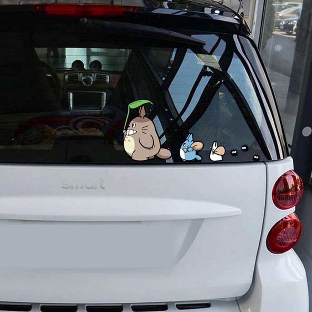 Sticker Dán Xe Hơi Chống Thấm Nước Họa Tiết Hoạt Hình REBUY1 Tonari no Totoro Vui Nhộn DIY