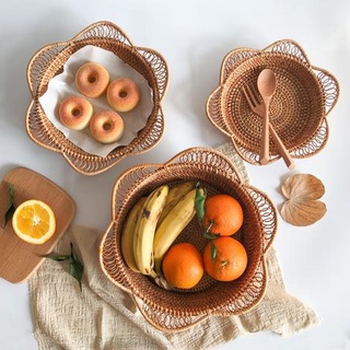 Rổ Xếp Mây Tre Đan , Mây Tre Đan , Đựng Mọi Vận Dụng