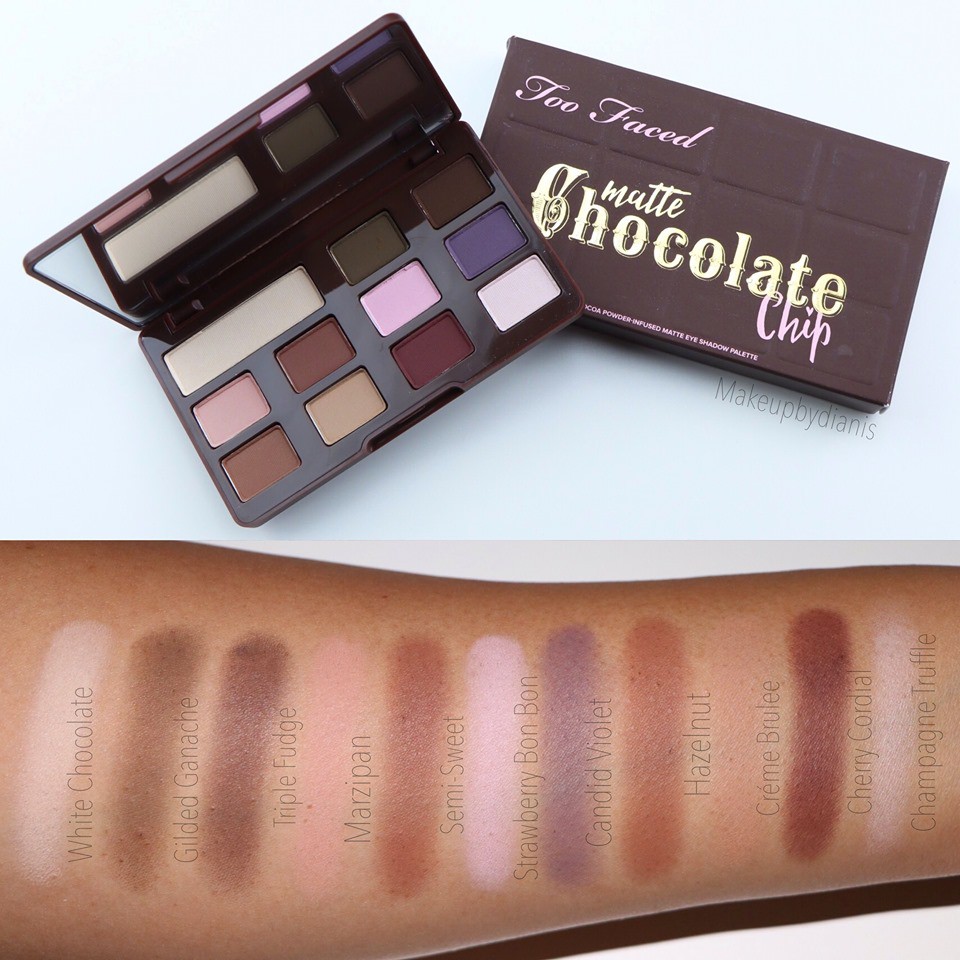 BẢNG PHẤN MẮT TIỆN LỢI TOO FACED MATTE CHOCOLATE CHIP EYESHADOW PALETTE NHẬP KHẨU CHÍNH HÃNG - 4259