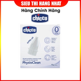 Đầu thay thế dụng cụ hút mũi Chicco cho bé từ 0 tháng tuổi, làm từ silicon mềm an toàn cho bé, xuất xứ Italy