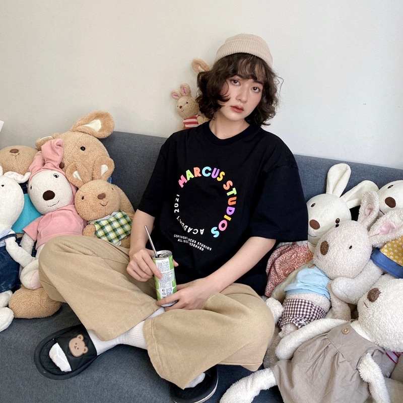 Áo thun phông cotton hai chiều PALETTES MAICUS basic nam nữ unisex form rộng tay lỡ oversize Local Brand