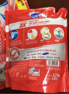 Nước giặt omo matic 2,7kg