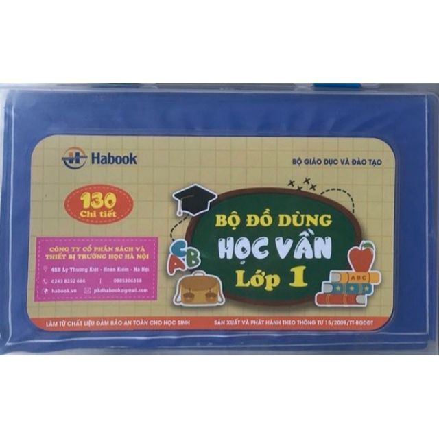 Bộ đồ dùng học vần lớp 1.