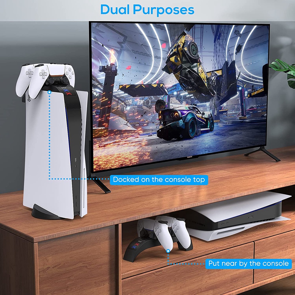 Đế sạc Ipega ps5 cho tay cầm chơi game Playstation 5 Dualsense