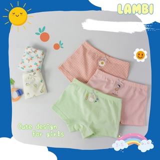 Set 5 Quần Chíp Đùi Bé Gái Hình Hoa Cúc Siêu Đáng Yêu Chất Liệu Cotton An Toàn Cho Da Bé