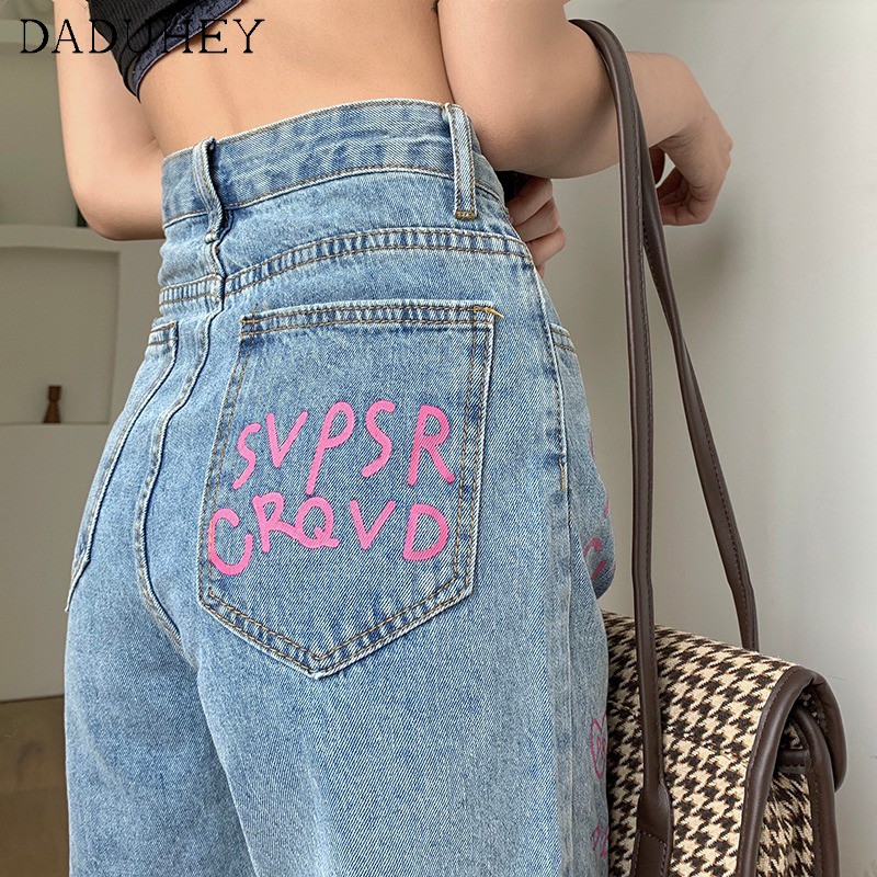 Quần Short Jean Rách Dáng Suông Ống Rộng Lưng Cao Tôn Dáng Thời Trang Xuân Hè Cho Nữ Dưới 100kg