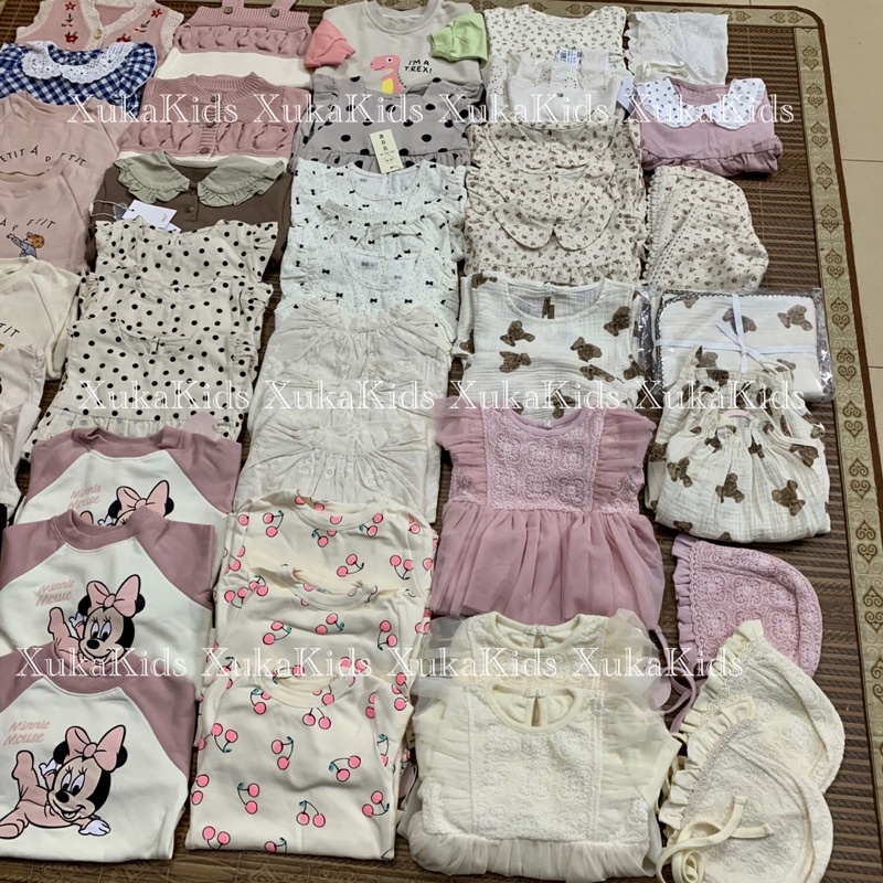 Bodysuit Nỉ Dài Tay In Hình Petit đáng yêu cho bé 0-2 Tuổi | Body Sơ Sinh Cao Cấp