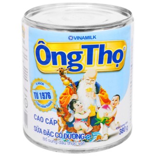 2 lon sữa đặc có đường 380g ông thọ hsd:9/2021