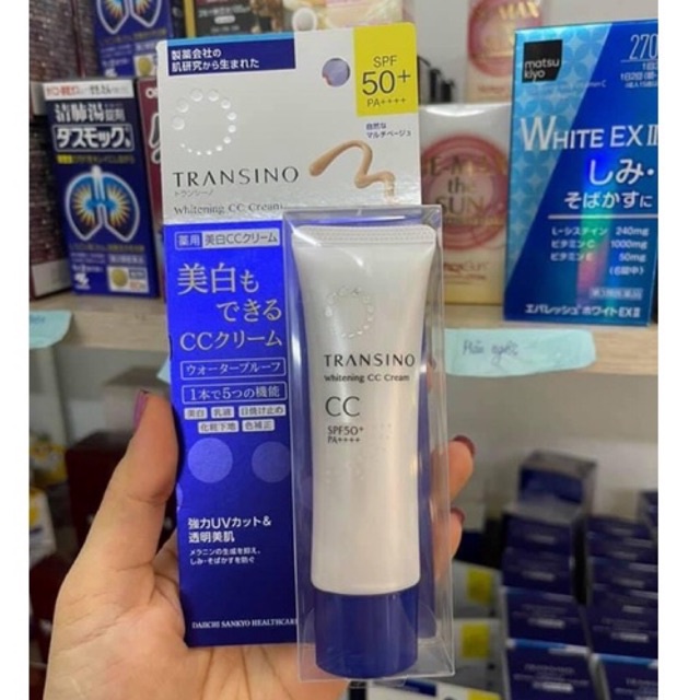 Kem Nền Làm Trắng Và Chống Nắng Transino CC Cream SPF 50+/PA ++++ 30gr | BigBuy360 - bigbuy360.vn