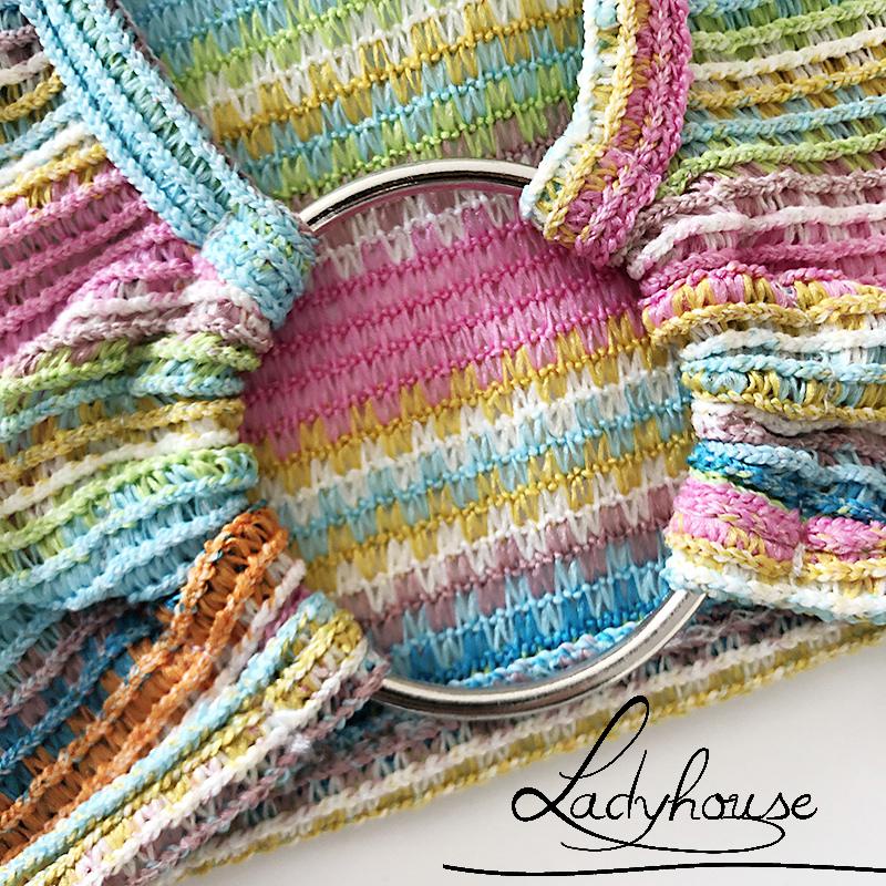 Áo Hai Dây Hở Lưng In Họa Tiết Kẻ Sọc Nhiều Màu Sắc Cho Nữ