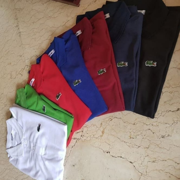 Áo Thun Polo Nam Tay Ngắn Cổ Bẻ Size Lớn Từ 2xl 3xl 4xl Lacoste