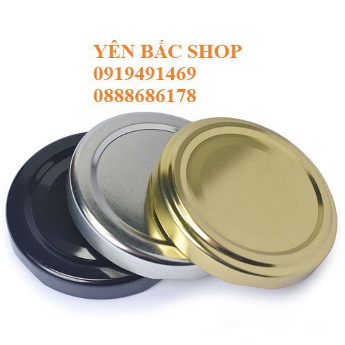 10 NẮP THIẾC VẶN DÙNG CHO HŨ THỦY TINH 70ML 150ML
