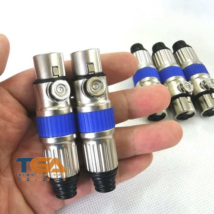 Jack rắc Canon chân đồng