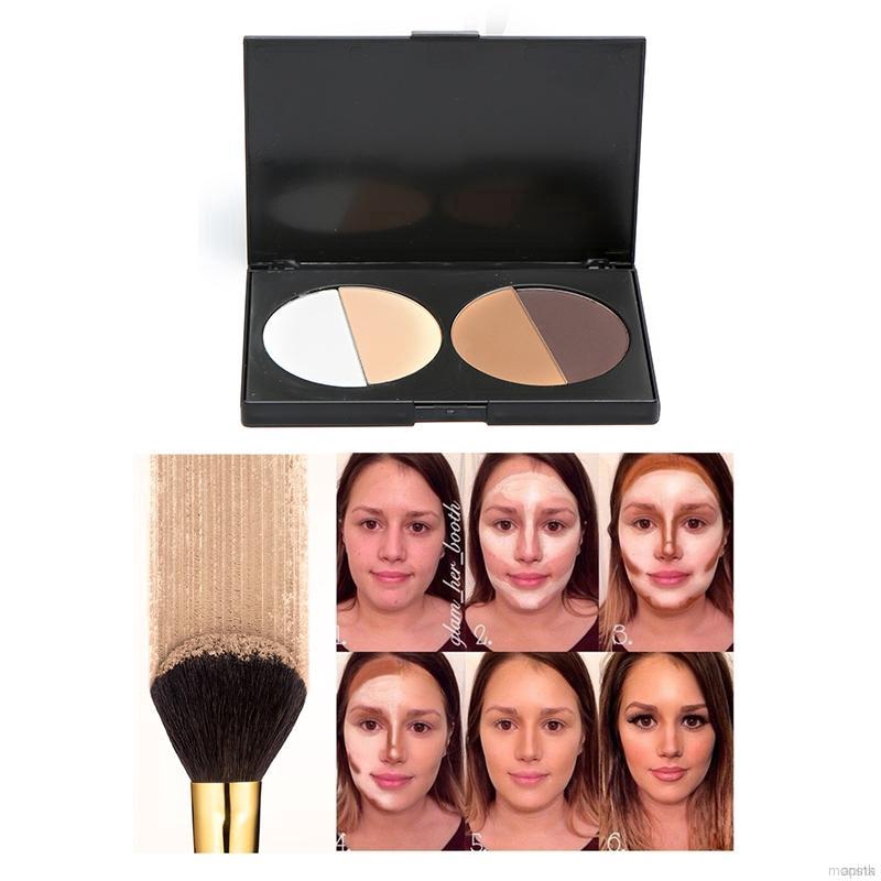 [Hàng mới về] Bảng Highlighter HKLANCUI 4 màu trang điểm  làm sáng đa năng | BigBuy360 - bigbuy360.vn