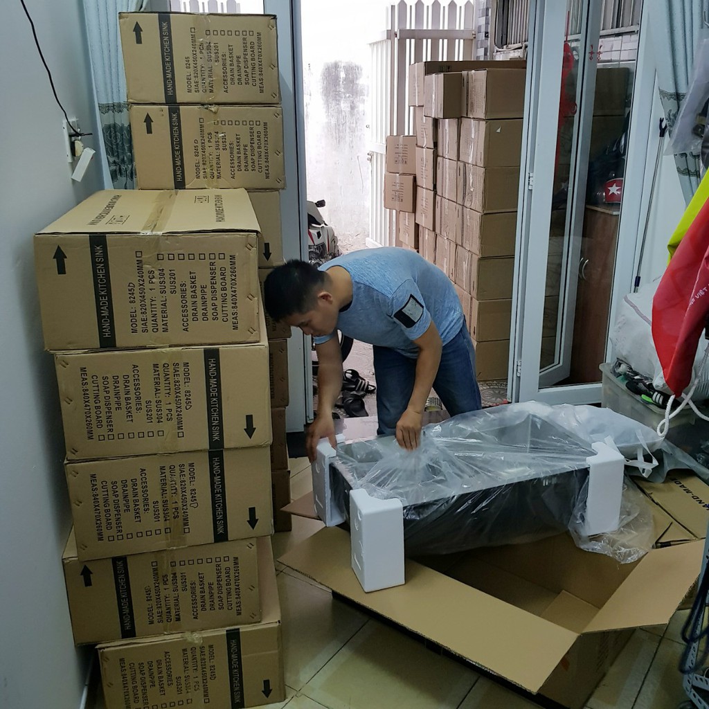 Combo Chậu Rửa Chén Bát INOX SUS 304 WaterA và Xả Chậu và Rổ Rút Đa Năng Đựng Trái Cây