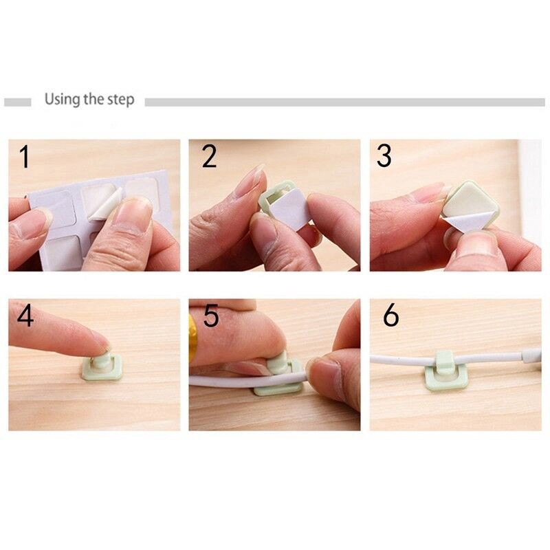 Set 18 Kẹp Giữ Dây Cáp Gọn Gàng Tiện Lợi