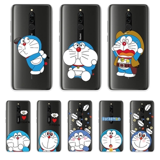 Ốp Lưng Xiaomi Redmi 8 8A Note 8 Pro TPU mềm Case Doraemon Two