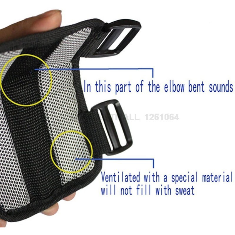 Đai Cố Định Khuỷu Tay Bằng Nylon Màu Đen Chuyên Dụng Cho Luyện Tập Đánh Golf